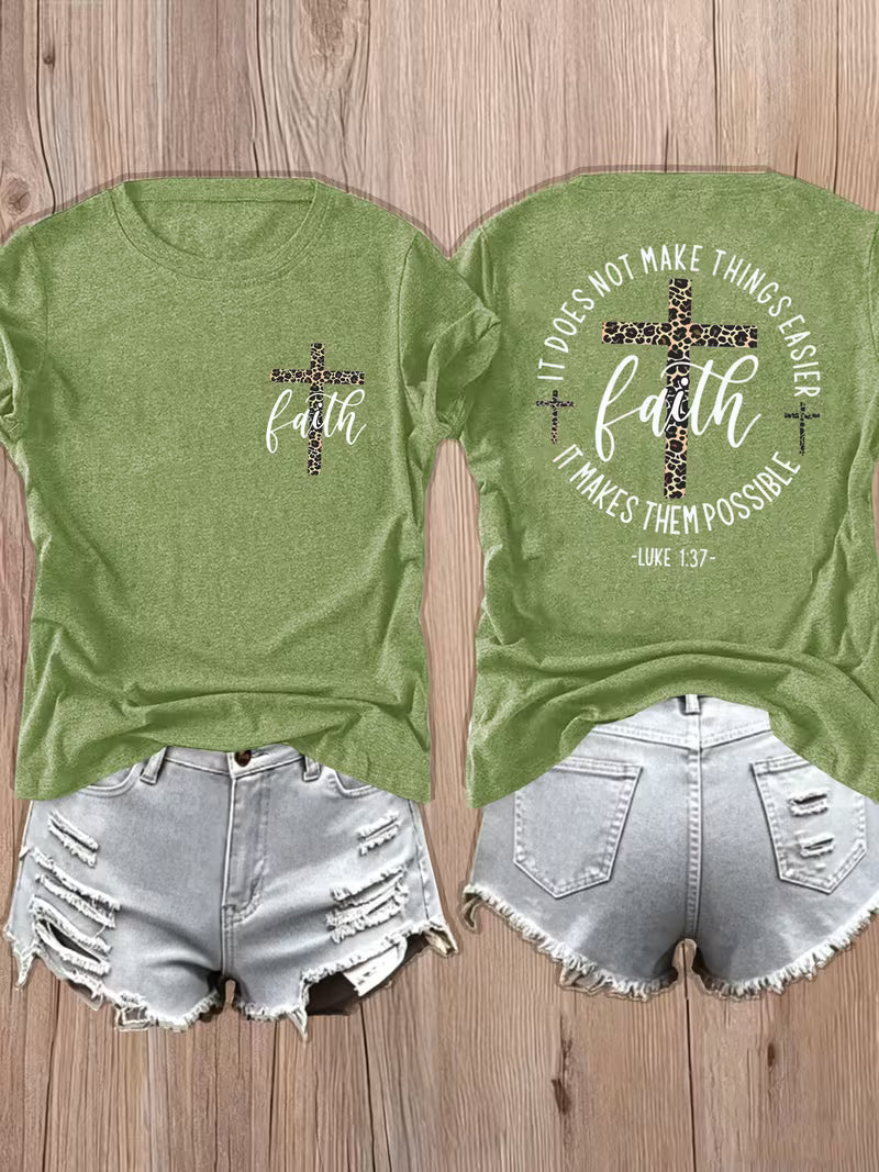 Faith Cross T Shirt