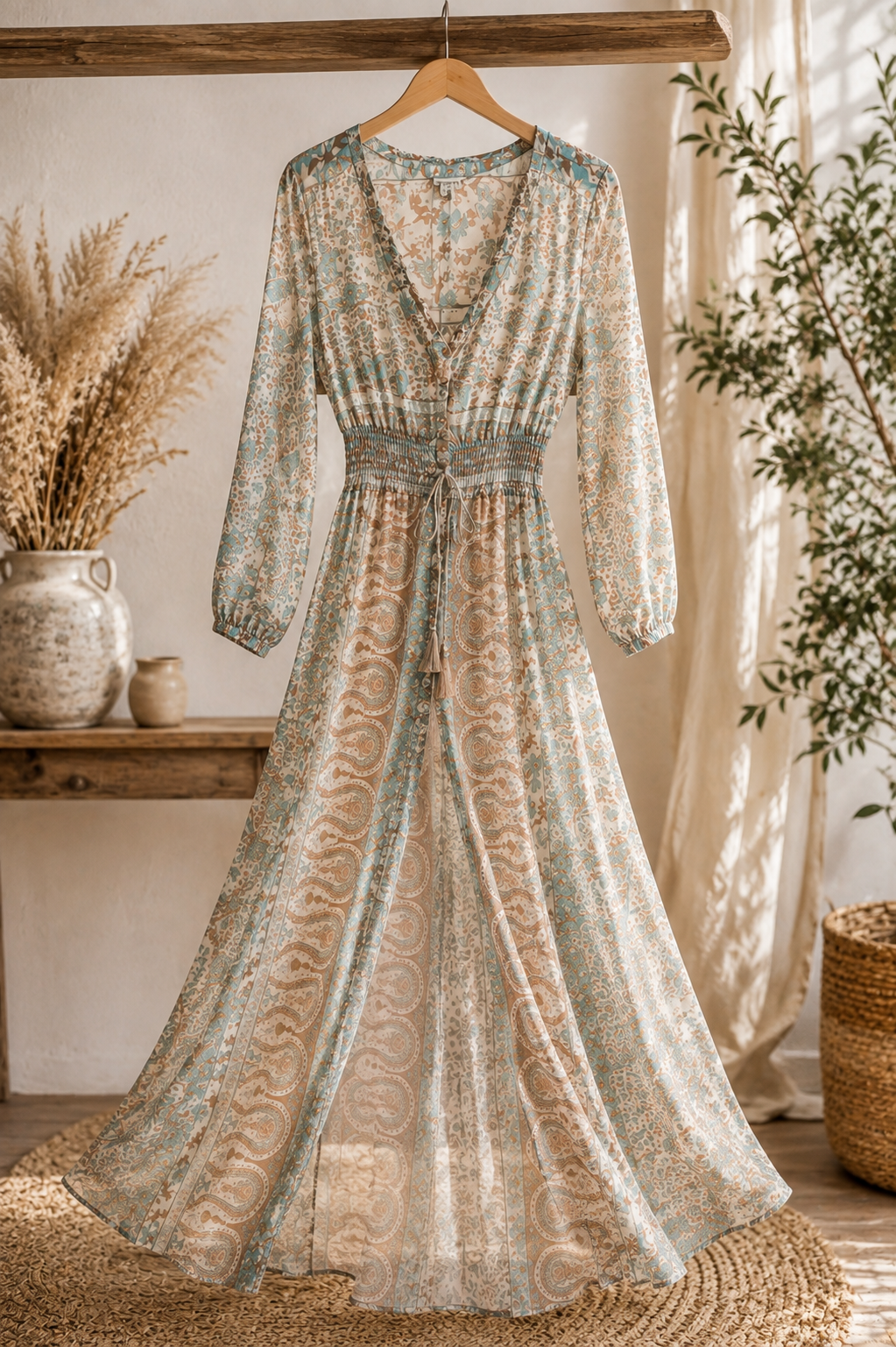 Desert Dreams Sheer Paisley Duster