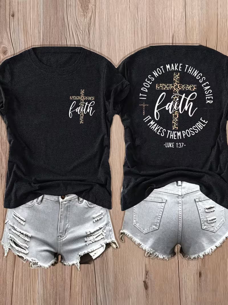 Faith Cross T Shirt