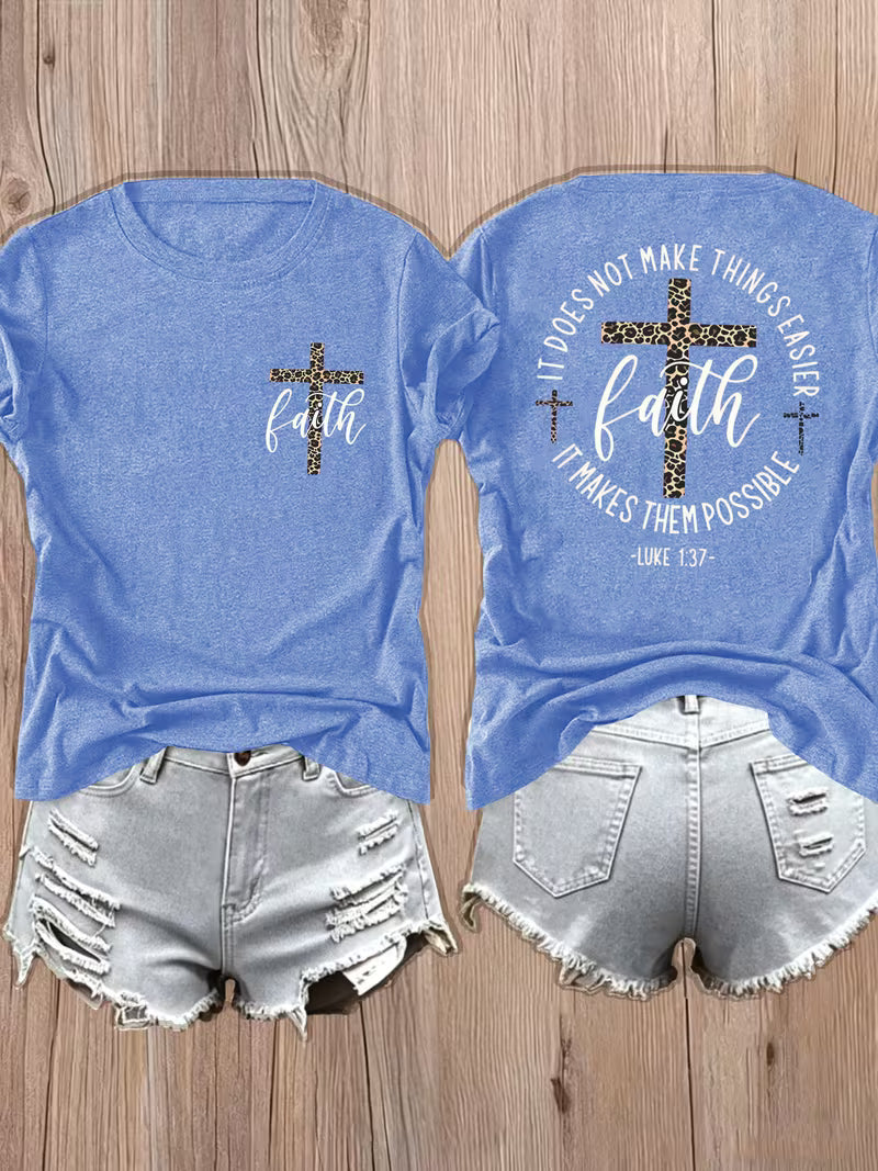 Faith Cross T Shirt