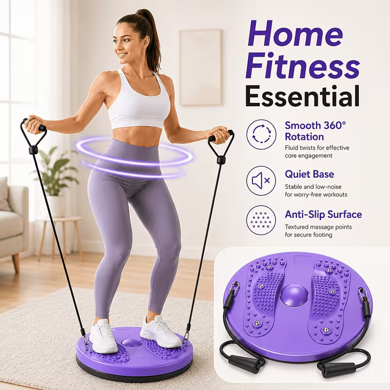 Twister, Ab Twister, for Exercise, Silent Waist Twister, Suitable for Home Gym Equipment