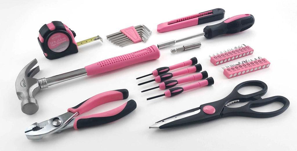 39 Piece General Tool Set Pink