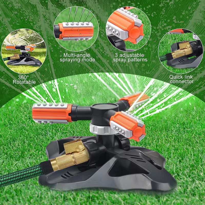 360° rotating sprinkler