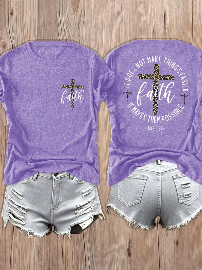 Faith Cross T Shirt