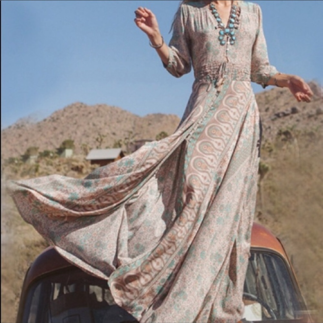 Desert Dreams Sheer Paisley Duster