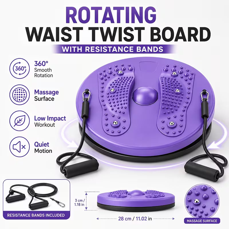 Twister, Ab Twister, for Exercise, Silent Waist Twister, Suitable for Home Gym Equipment