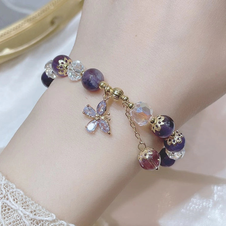 Healing Amethyst Bracelet (Adjustable)