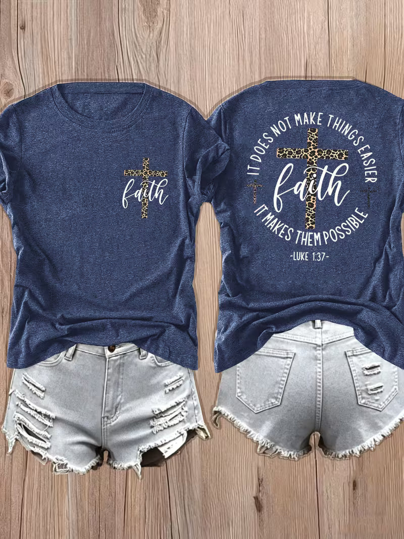 Faith Cross T Shirt