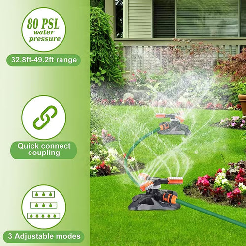360° rotating sprinkler