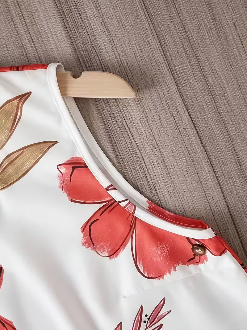 2pcs Floral Print Se