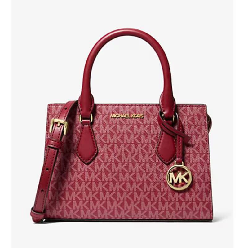 Michael Kors Small Signature Satchel (Cherry)