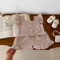 Mykids-Usa Summer Girls Plaid Shirt and Shorts Clothing Set