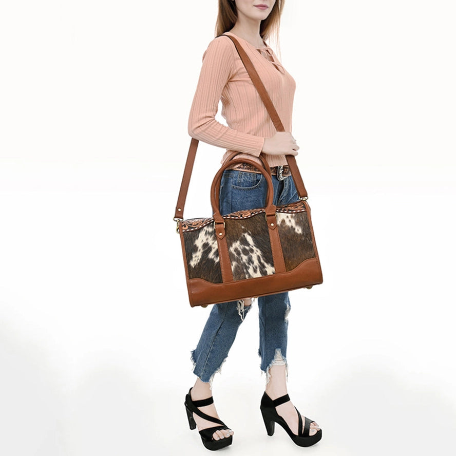 ADBGA625 Duffel Genuine Western Leather Women Bag
