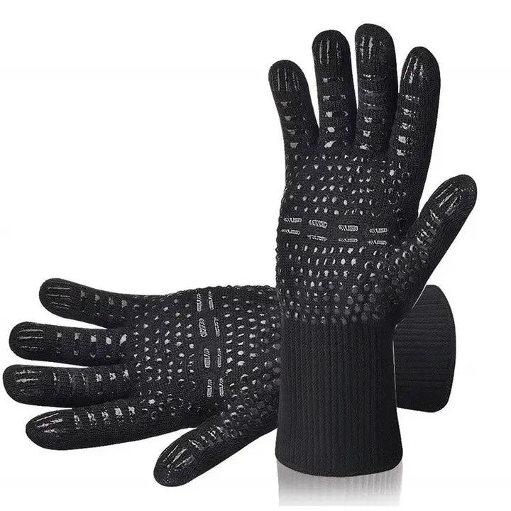 Bbq Grill Gloves Cut & 932°F Heat Resistant Gloves