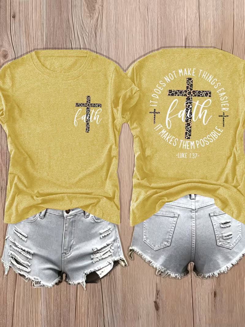 Faith Cross T Shirt