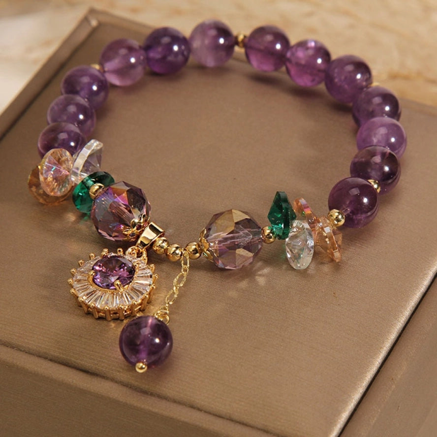 Healing Amethyst Bracelet (Adjustable)
