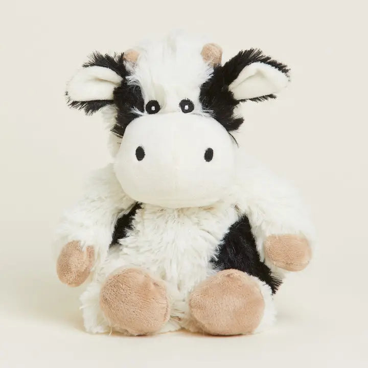 Black and White Cow Warmies Junior