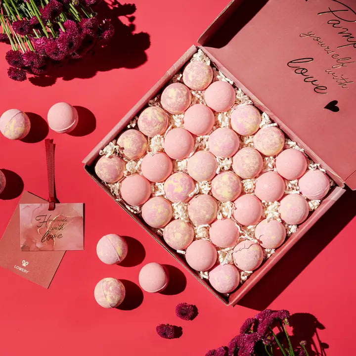Easter Bath Bombs, 30pc Moisturizing Scented Fizzers Gifts