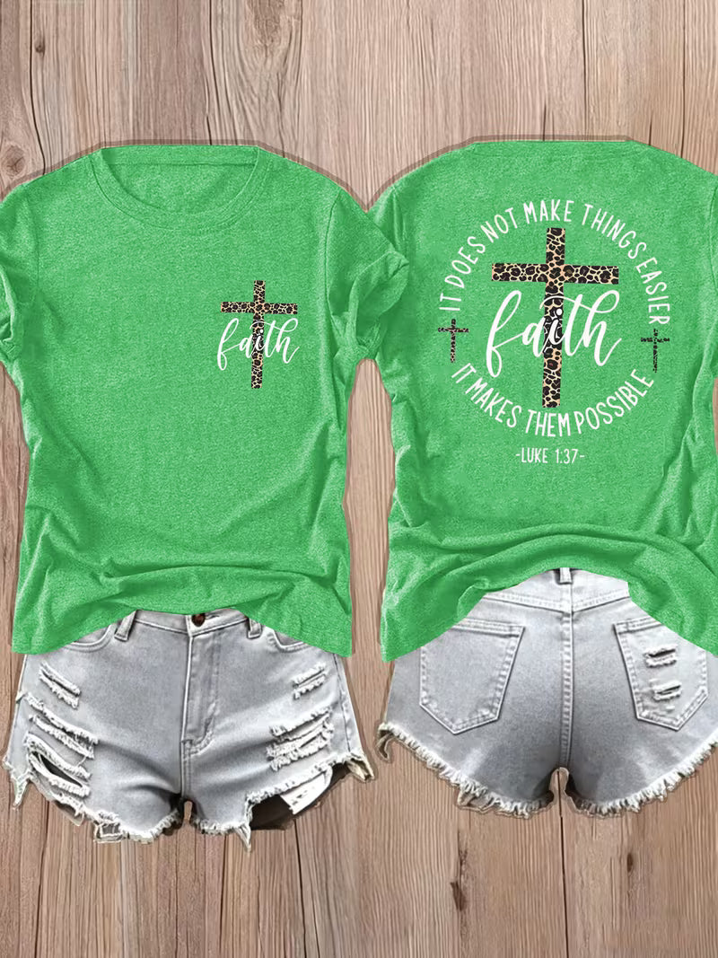 Faith Cross T Shirt