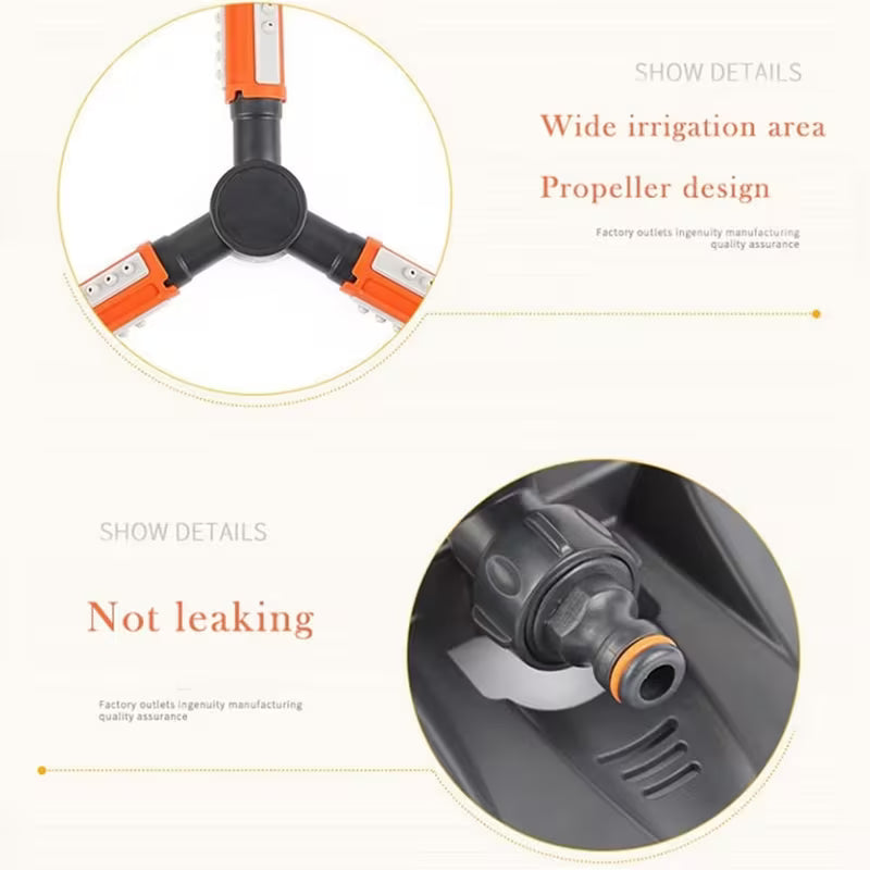 360° rotating sprinkler