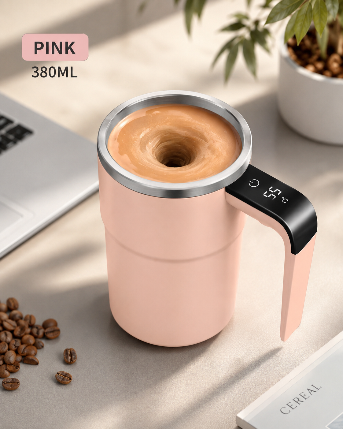 Sip & Swirl Smart Self-Stirring Mug ☕️