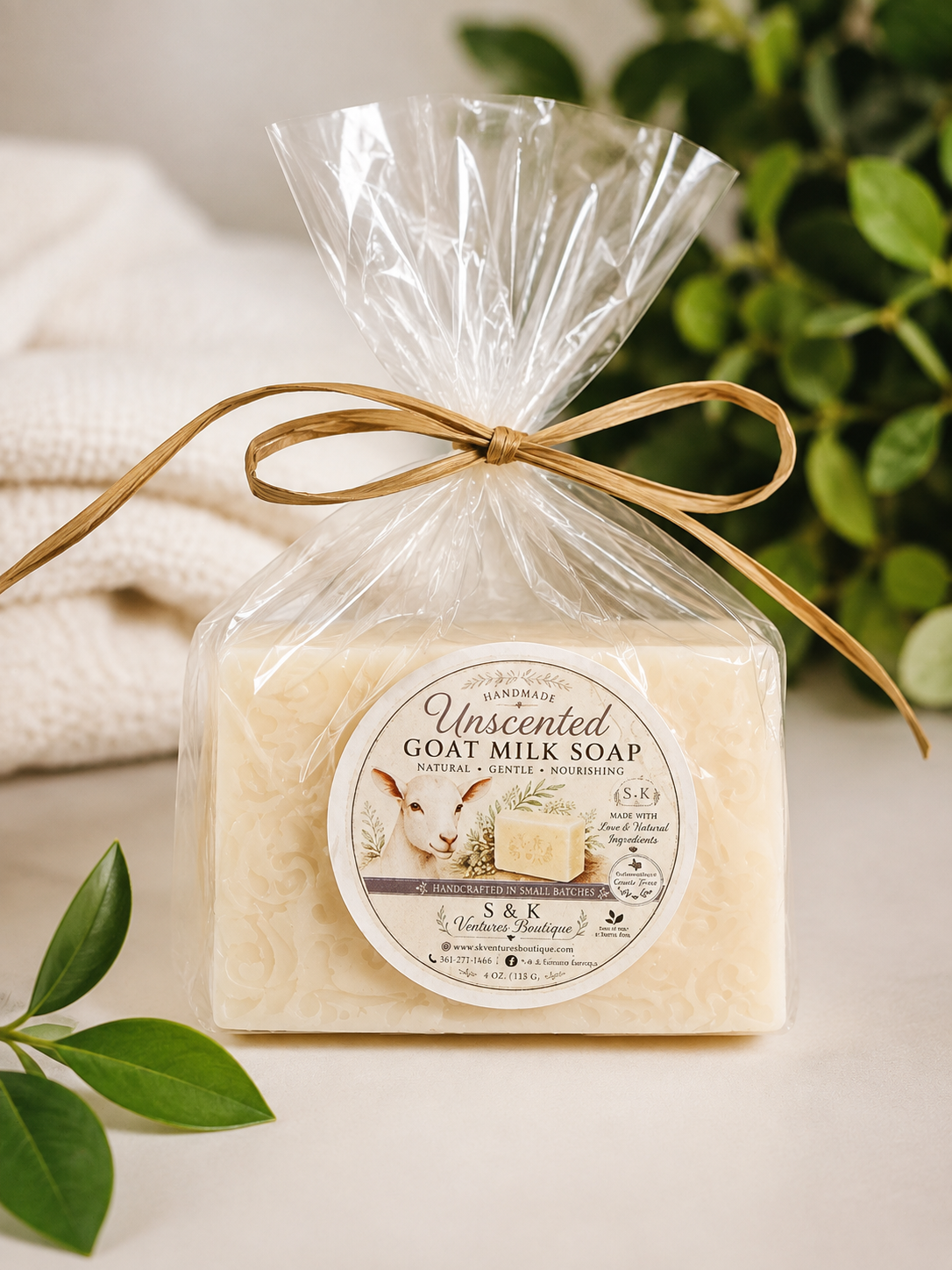 Unscented Goat Milk Soap