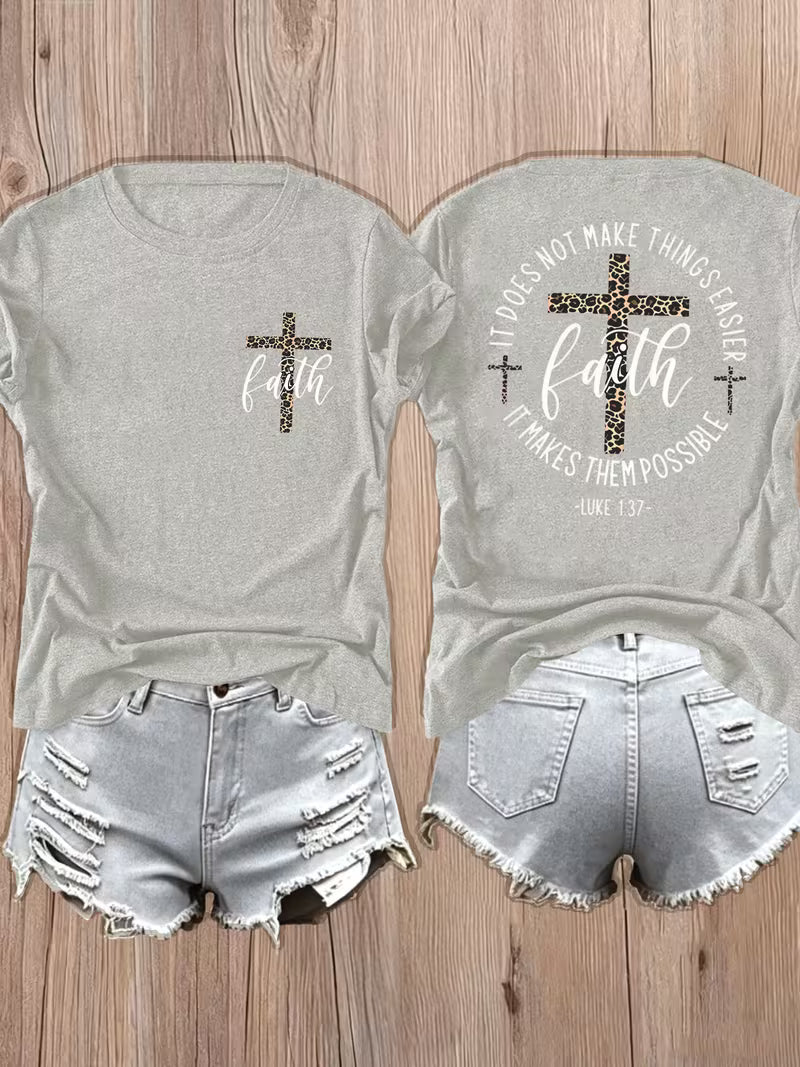 Faith Cross T Shirt