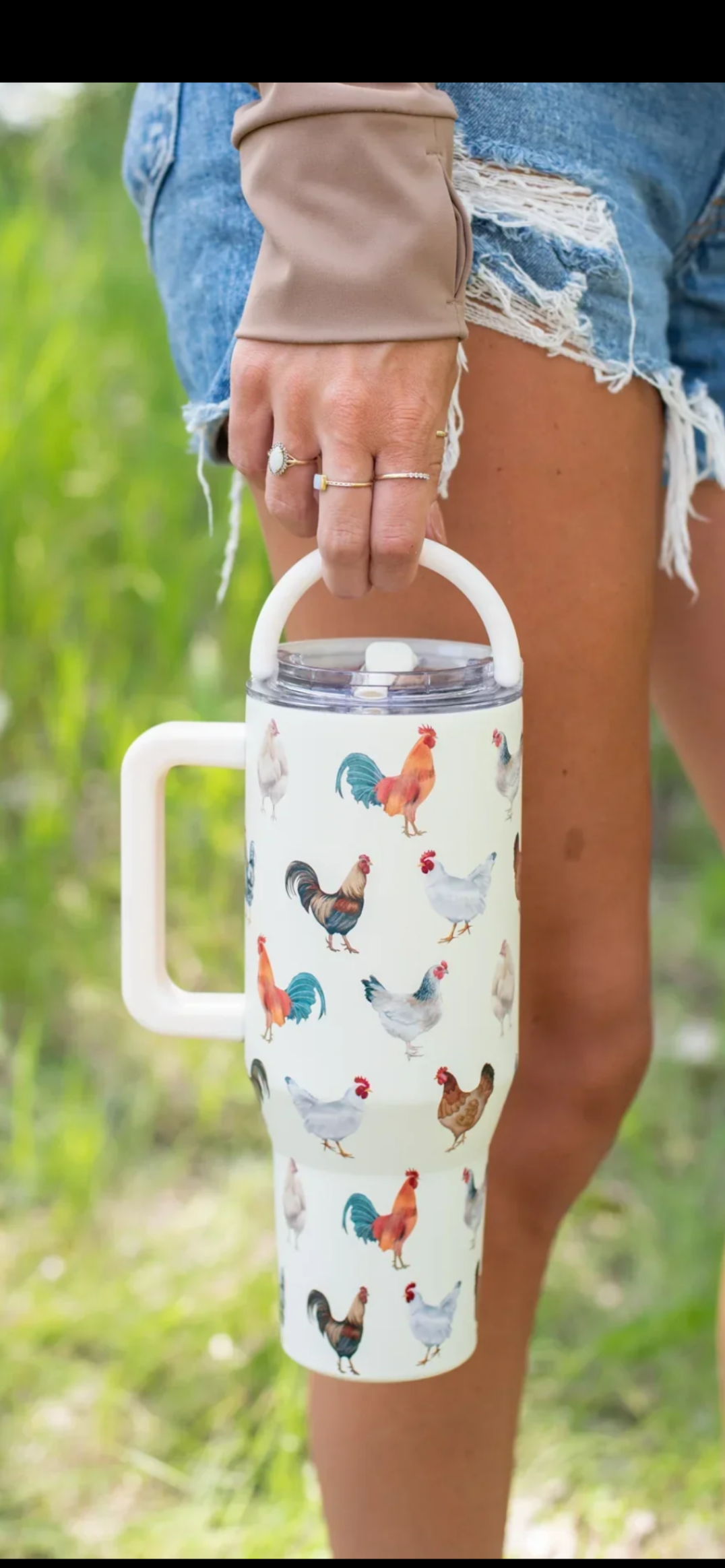 The Hen House 40 oz Insulated Tumbler 🐓☕