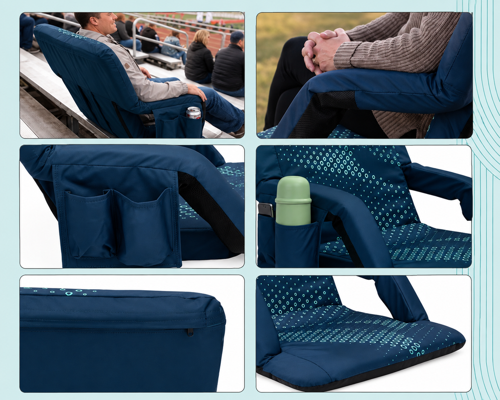 Game Day Comfort Deluxe Stadium Seat