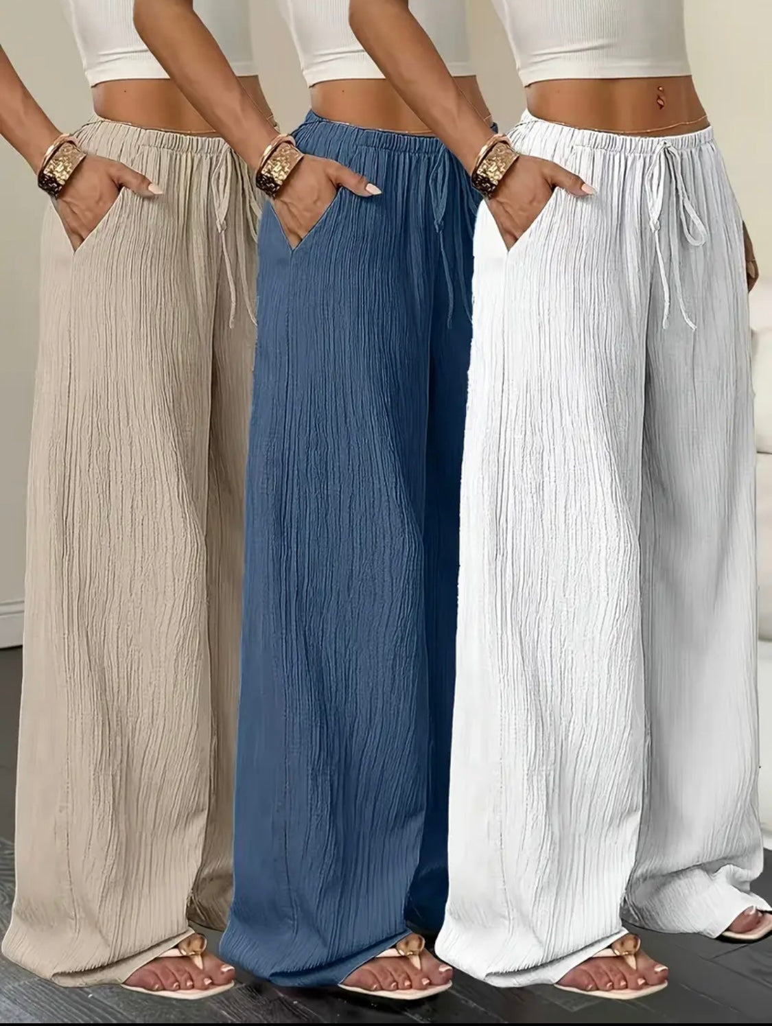 Easy Breezy Wide-Leg Drawstring Pants