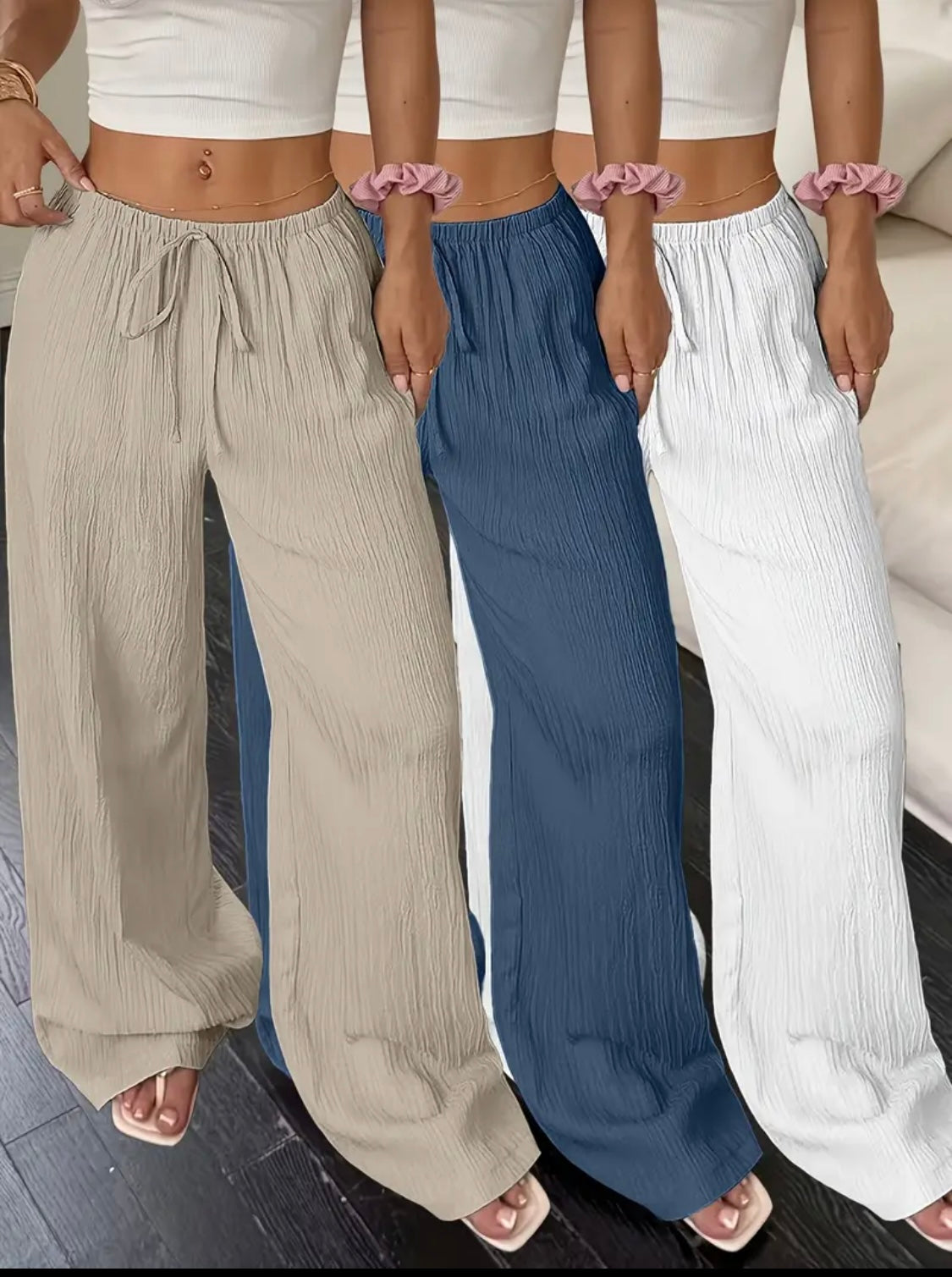 Easy Breezy Wide-Leg Drawstring Pants
