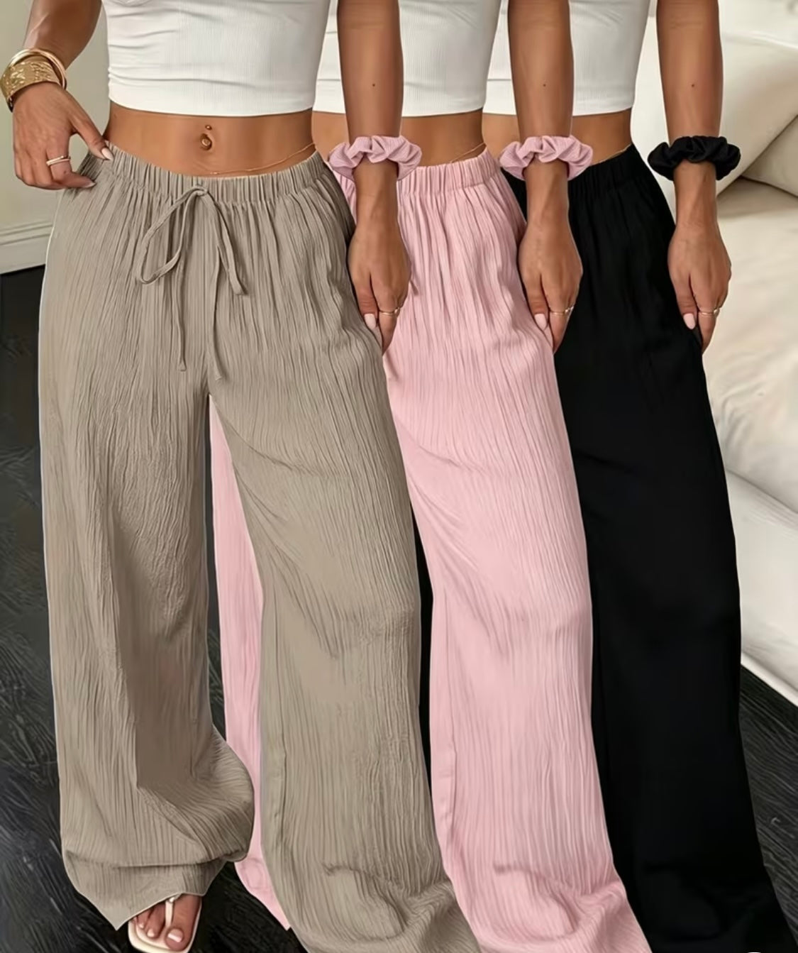 Easy Breezy Wide-Leg Drawstring Pants