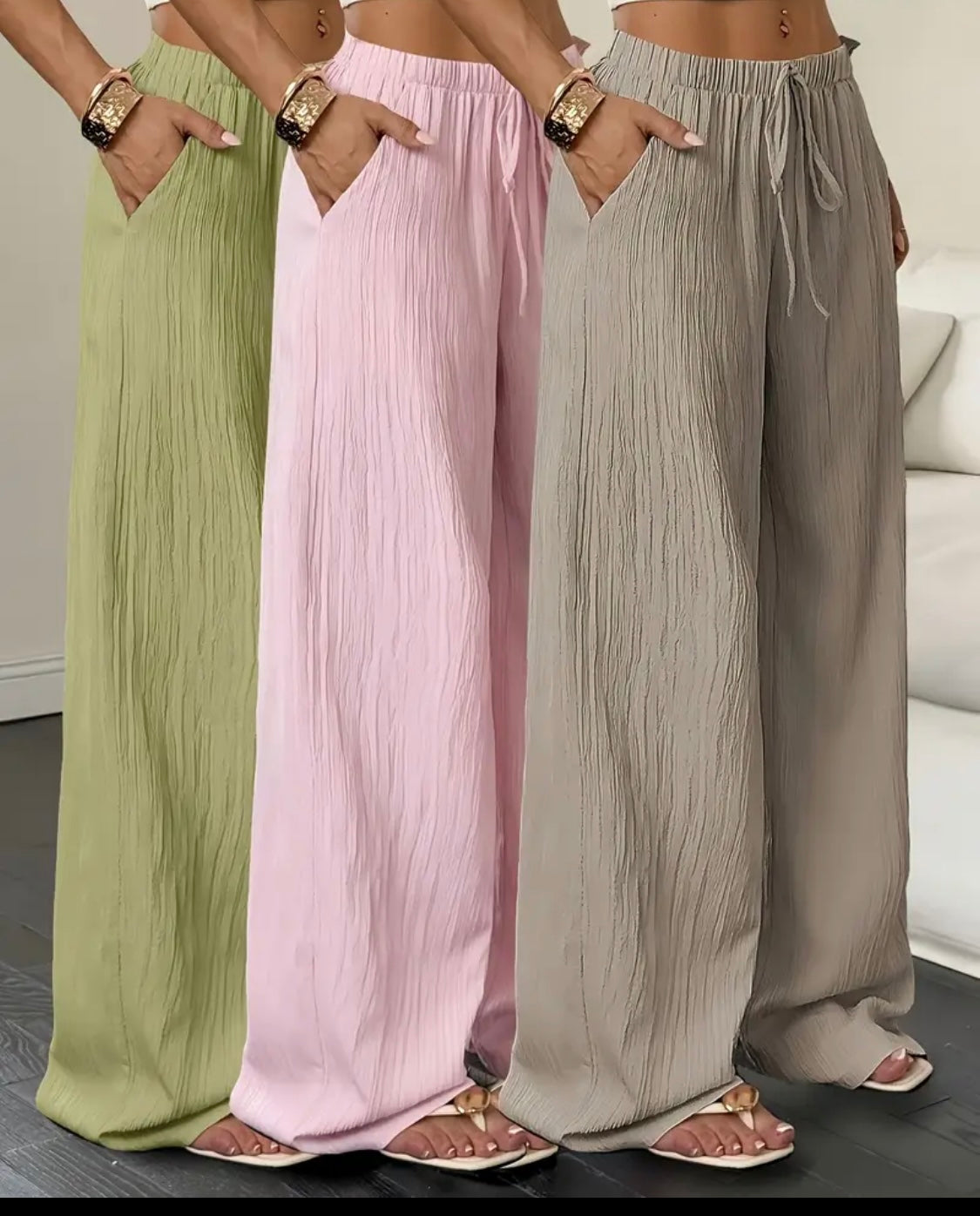 Easy Breezy Wide-Leg Drawstring Pants