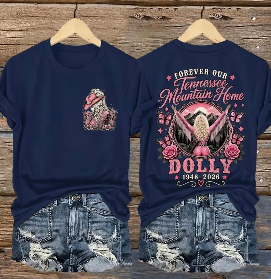 Dolly Parton -Forever Our Tennessee Mountain Home Dolly Graphic Tee