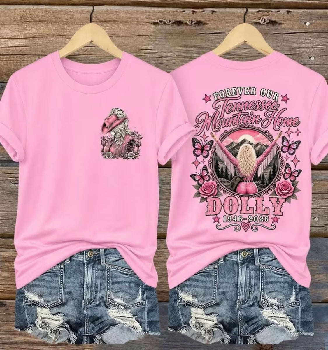 Dolly Parton -Forever Our Tennessee Mountain Home Dolly Graphic Tee