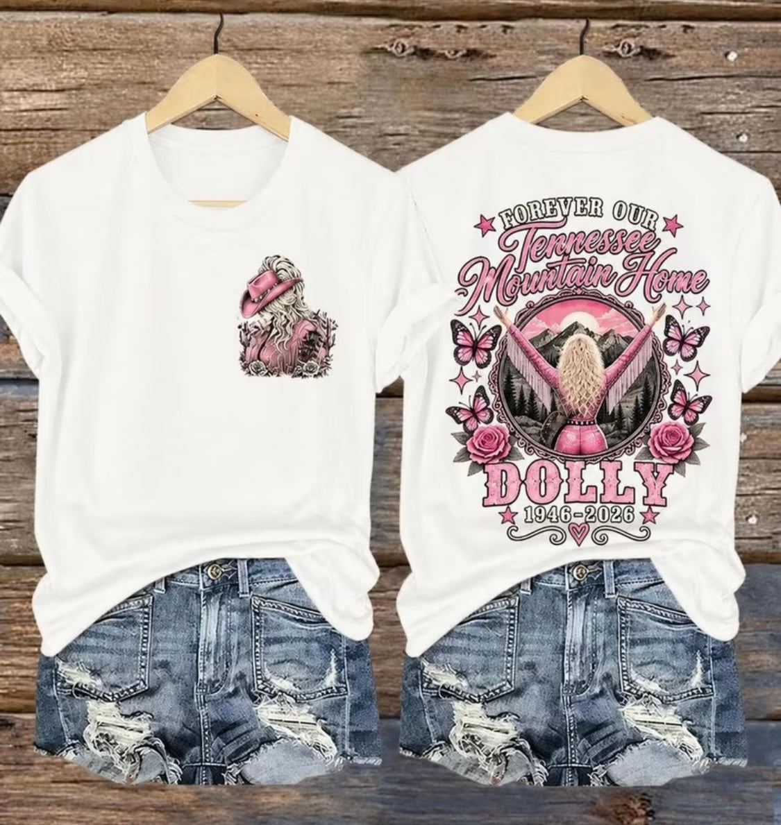 Dolly Parton -Forever Our Tennessee Mountain Home Dolly Graphic Tee