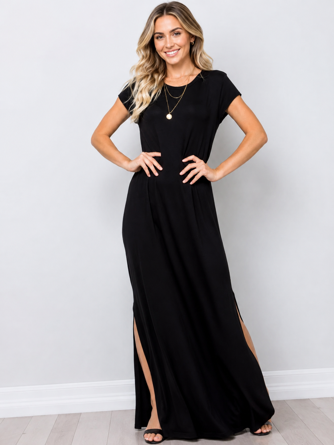 Midnight Grace Maxi Dress