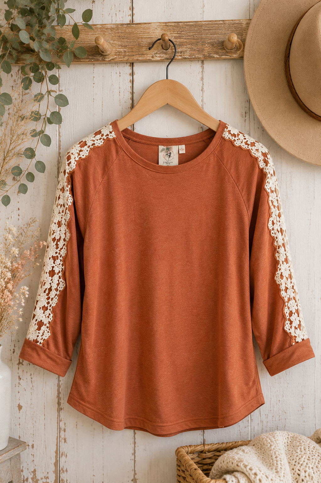 Autumn Lace Darling Top