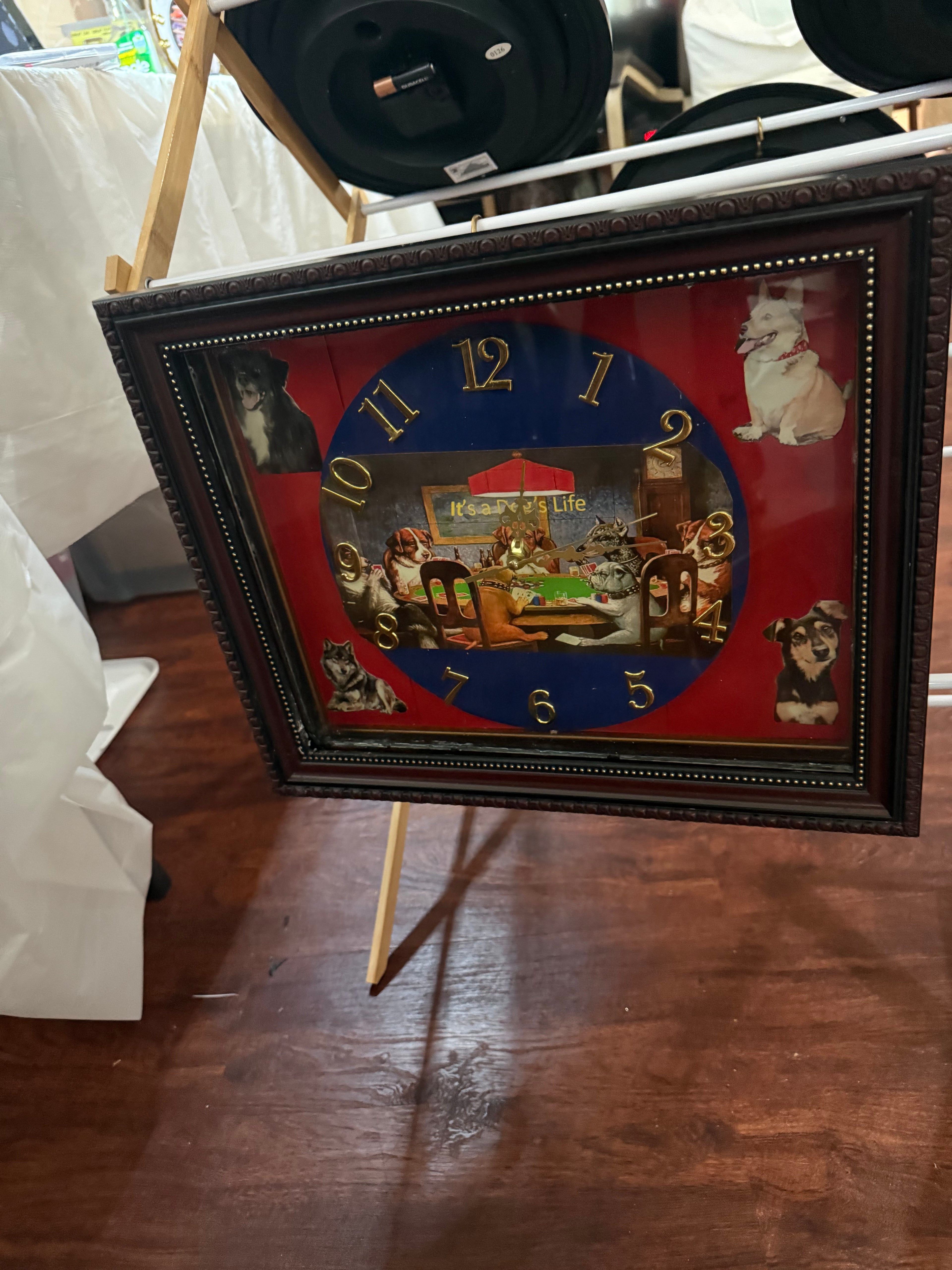 It’s a Dog’s Life Handcrafted Wall Clock