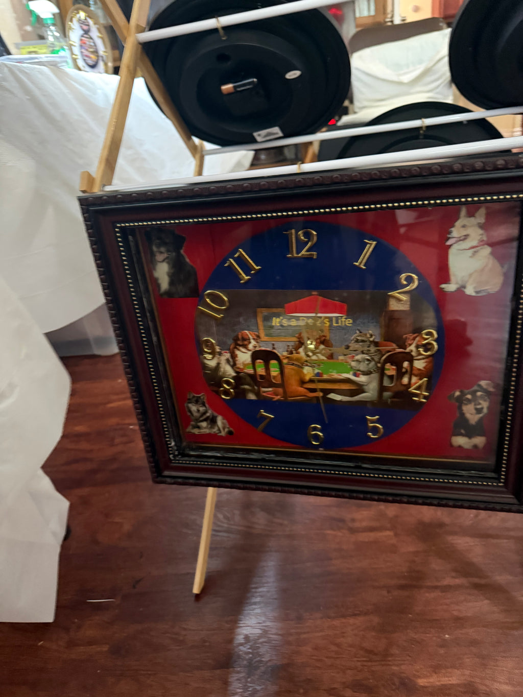 It’s a Dog’s Life Handcrafted Wall Clock