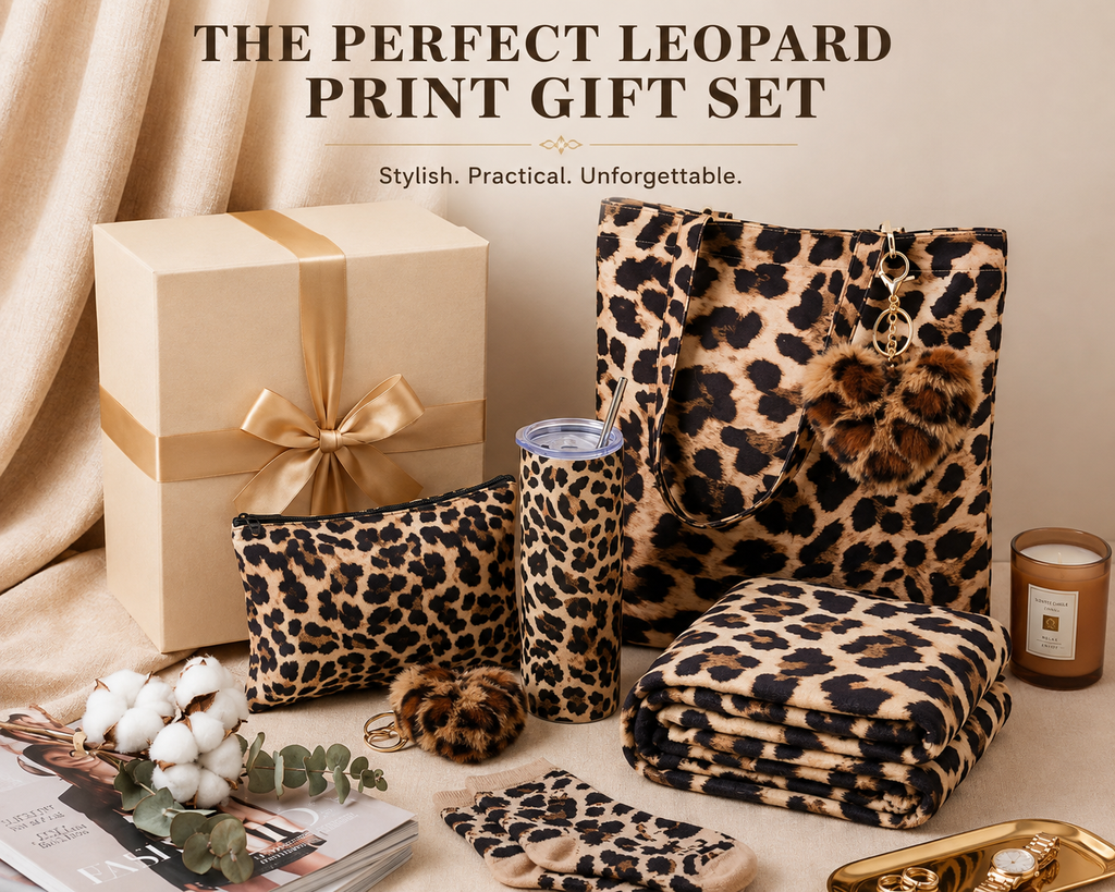 🐆 Wildly Cozy Leopard Gift Set