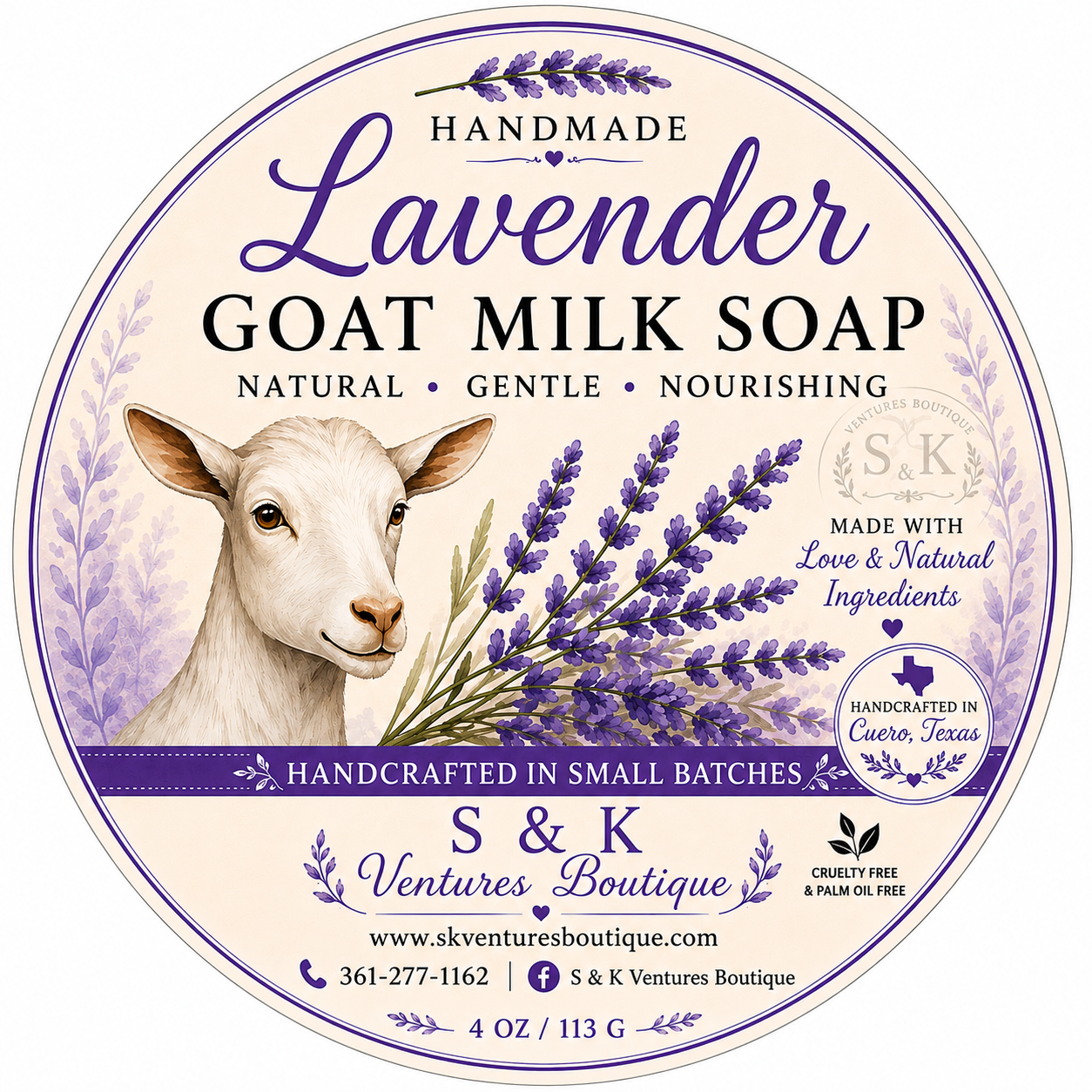 Lavender Goat Milk Soap