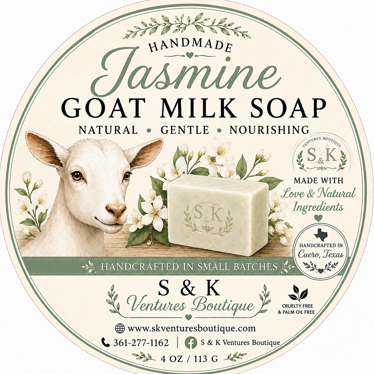 Jasmine Goat Milk Soap