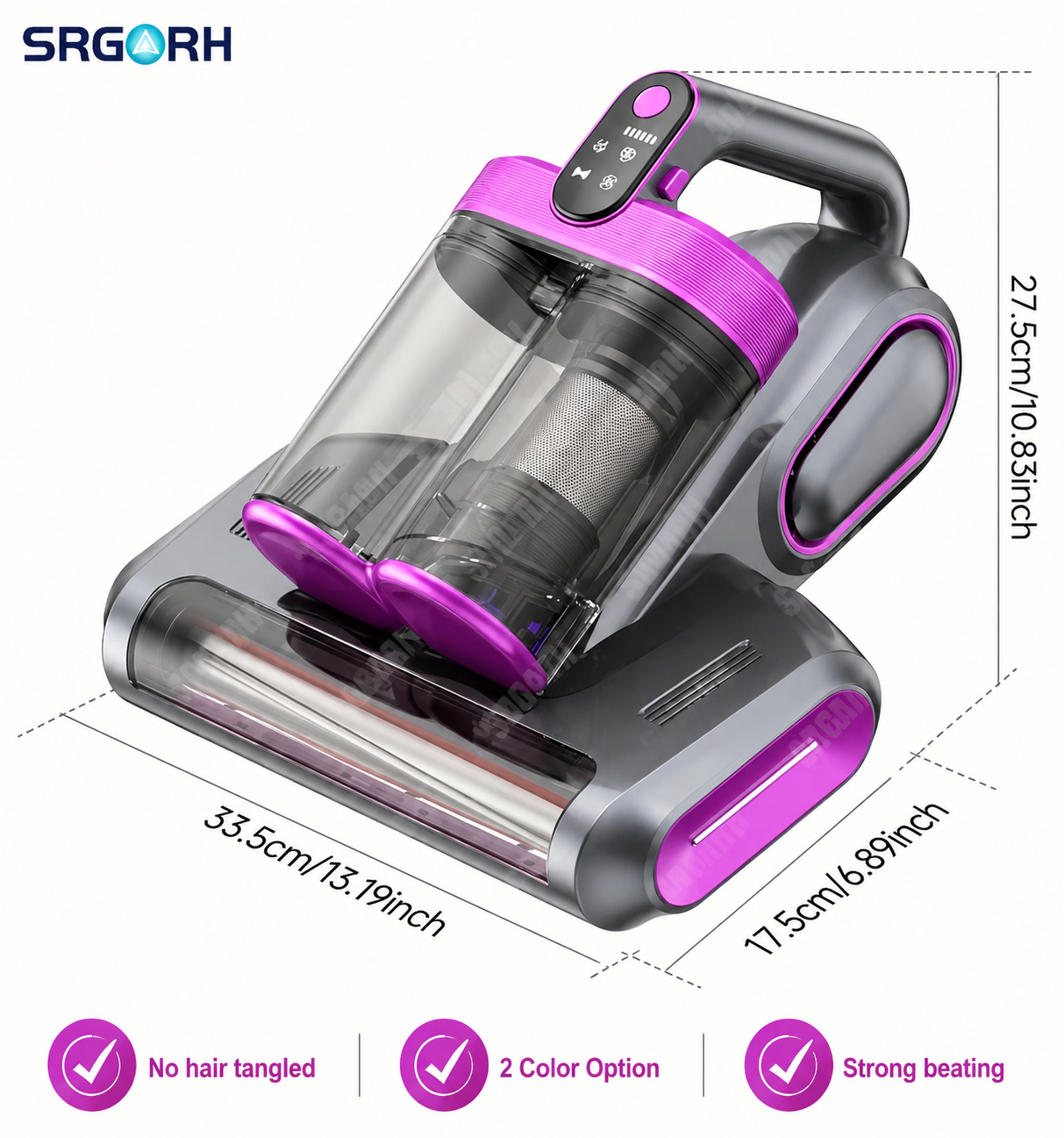 PureRest Pro Cordless Mattress & Upholstery Vacuum – 16,000Pa Deep Cleaning System