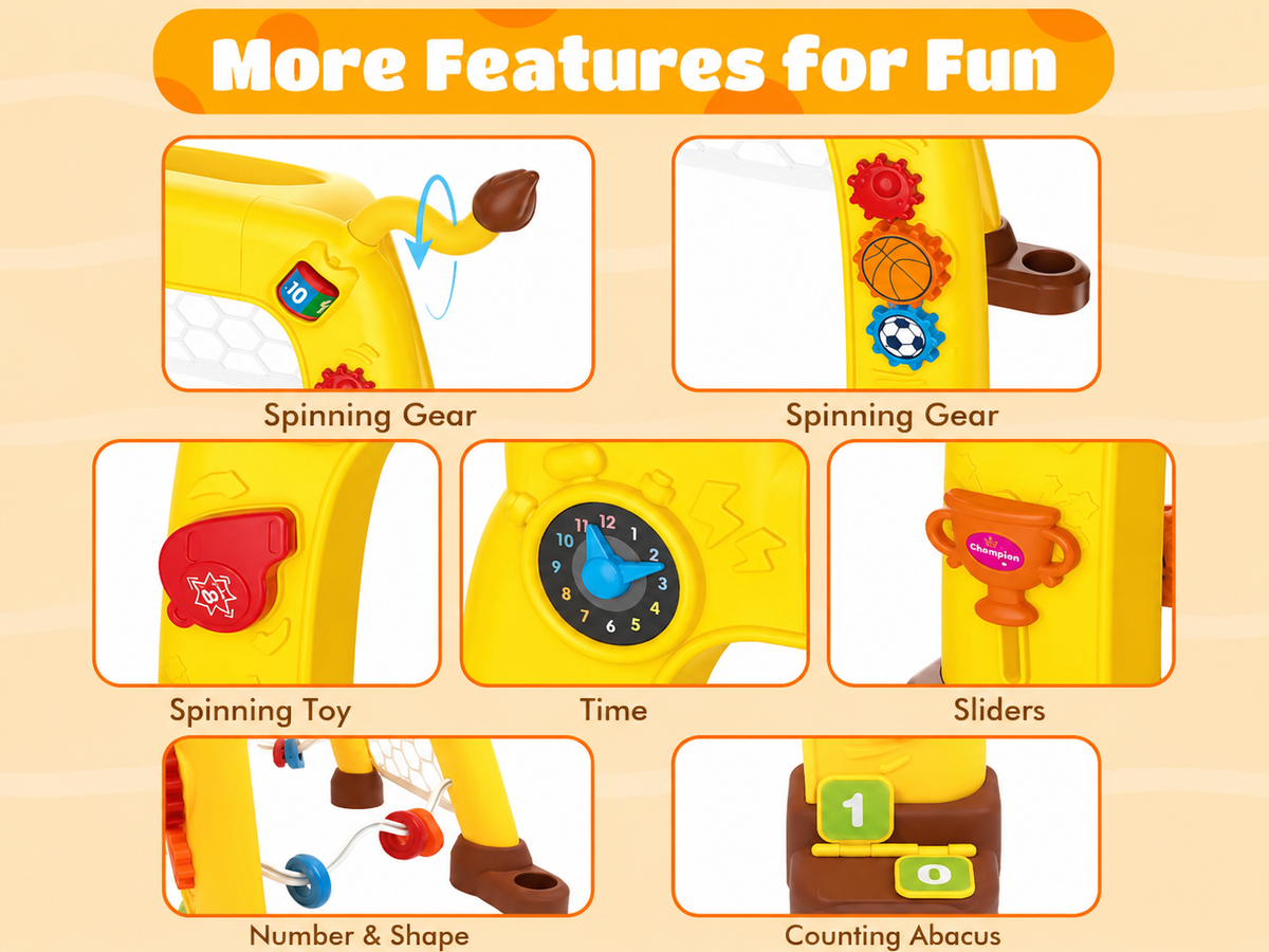 Little Giraffe 3-in-1 Sports & Activity Center