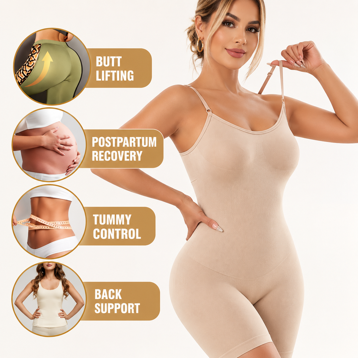 Sculpt & Smooth Seamless Shapewear 2-Piece Set