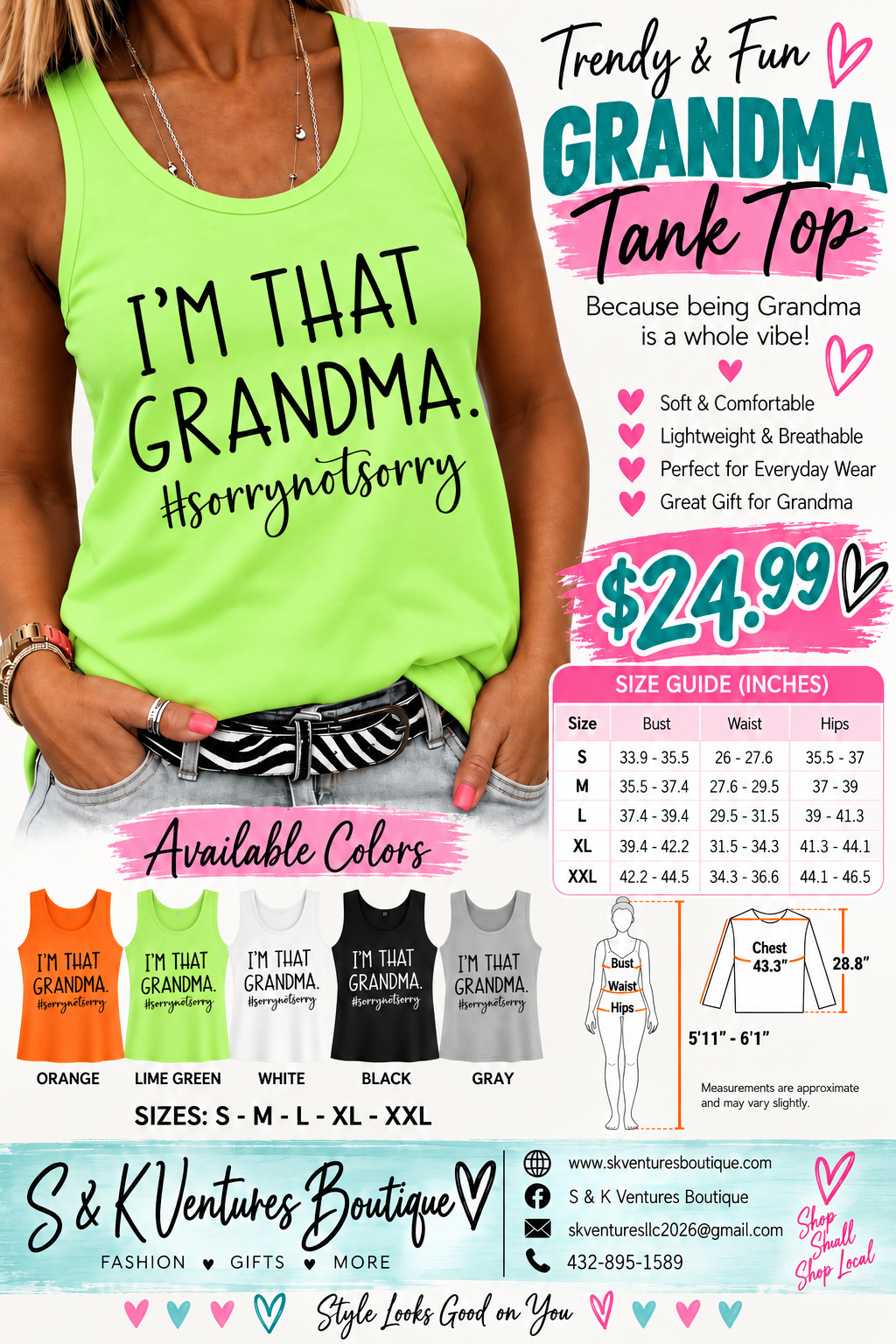 I'm that Grandma Tank Top