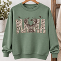 Mama’s Wild Side Camo Deer Sweatshirt 🍂🦌