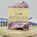 Lavender Handmade Soap Bar Vegan Cold Process