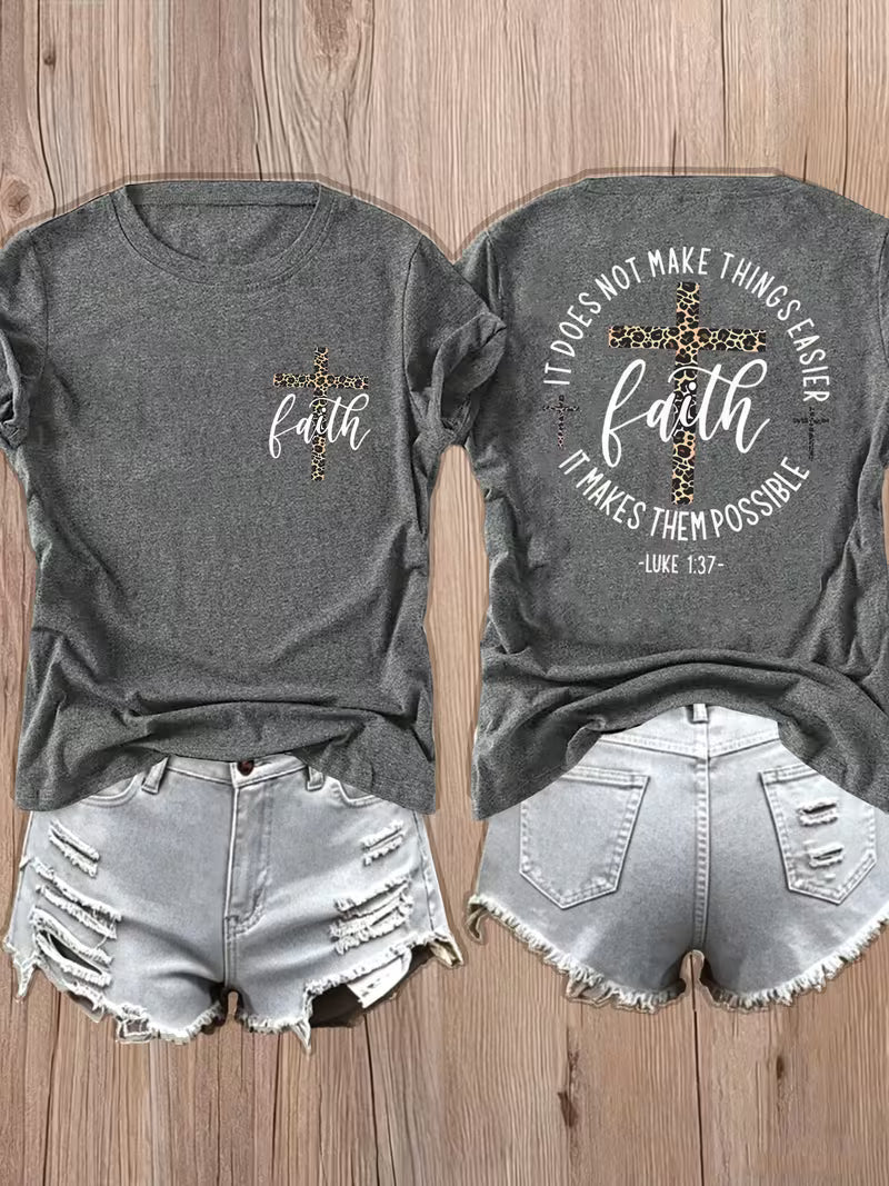 Faith Cross T Shirt